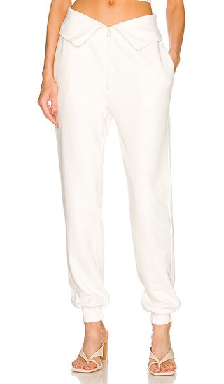Fold Over Zip Jogger in Lt Shell | Revolve Clothing (Global)