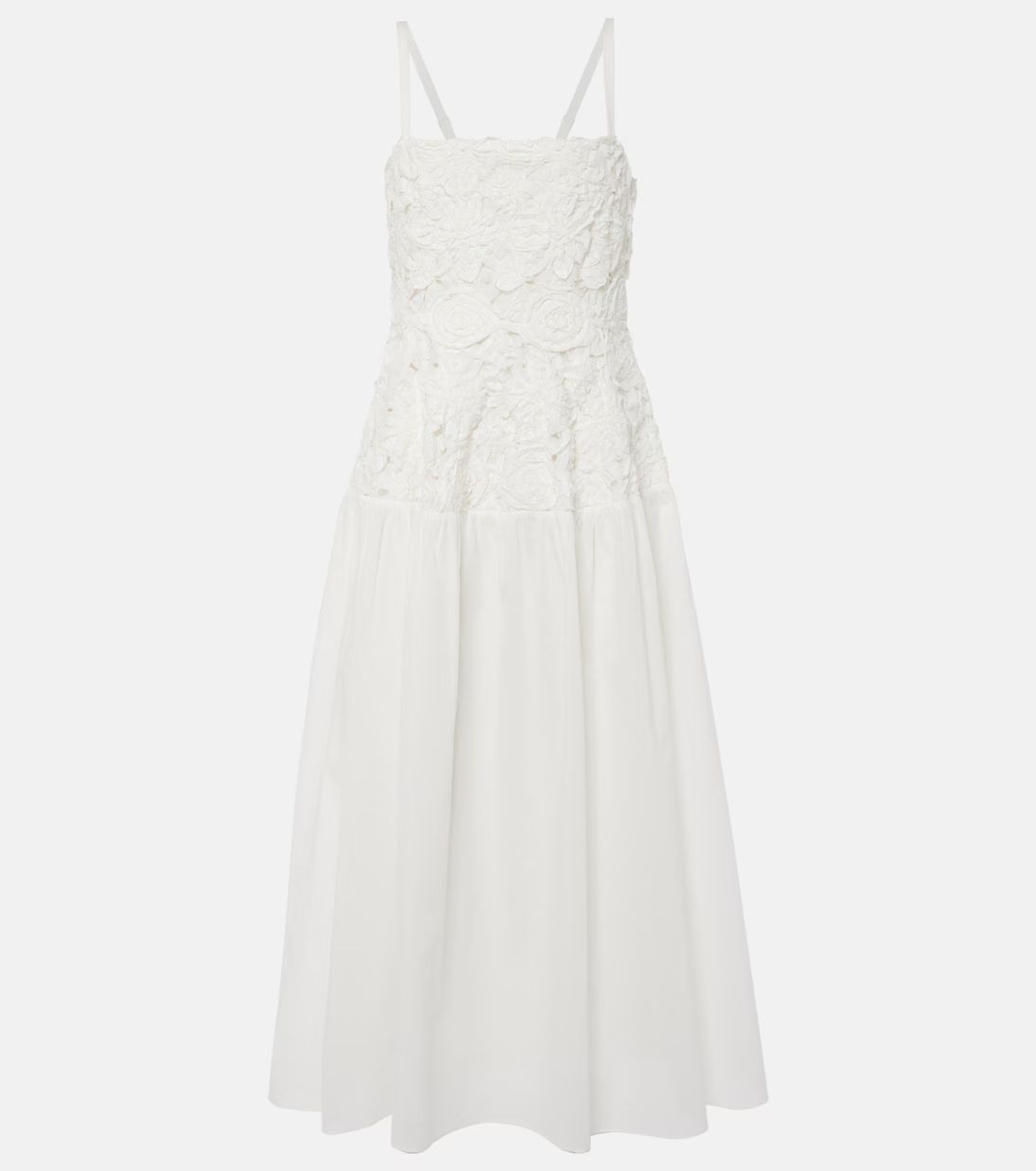 Veronica cotton midi dress | Mytheresa (UK)