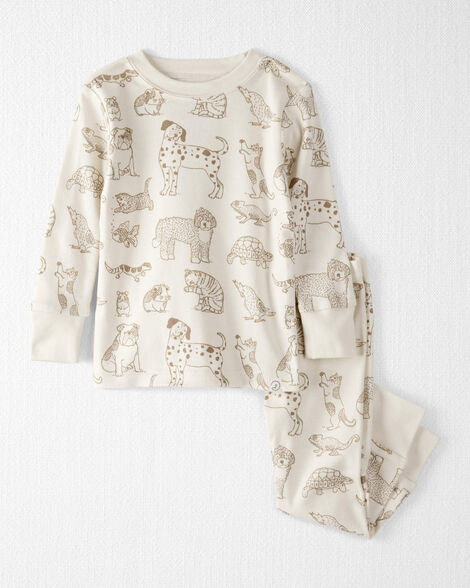 Baby Pet Print Organic Cotton 2-Piece Pajamas | Carter's Inc