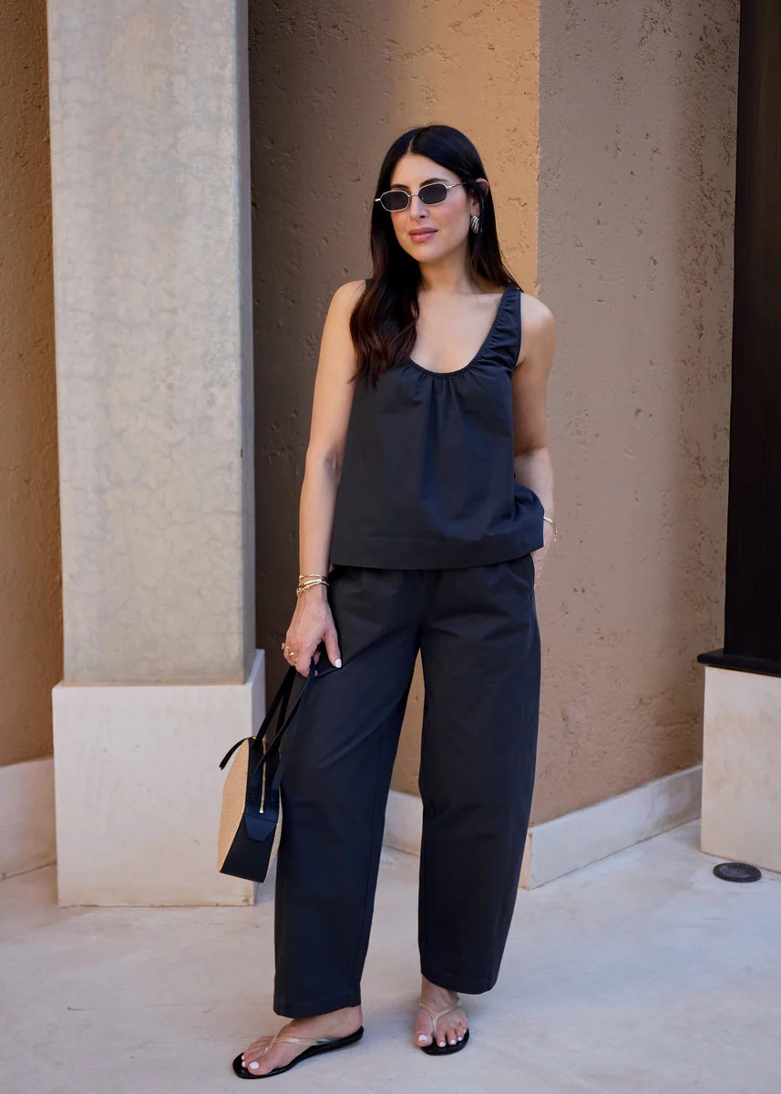 BARREL LEG TROUSER - GRAPHITE | WAT The Brand