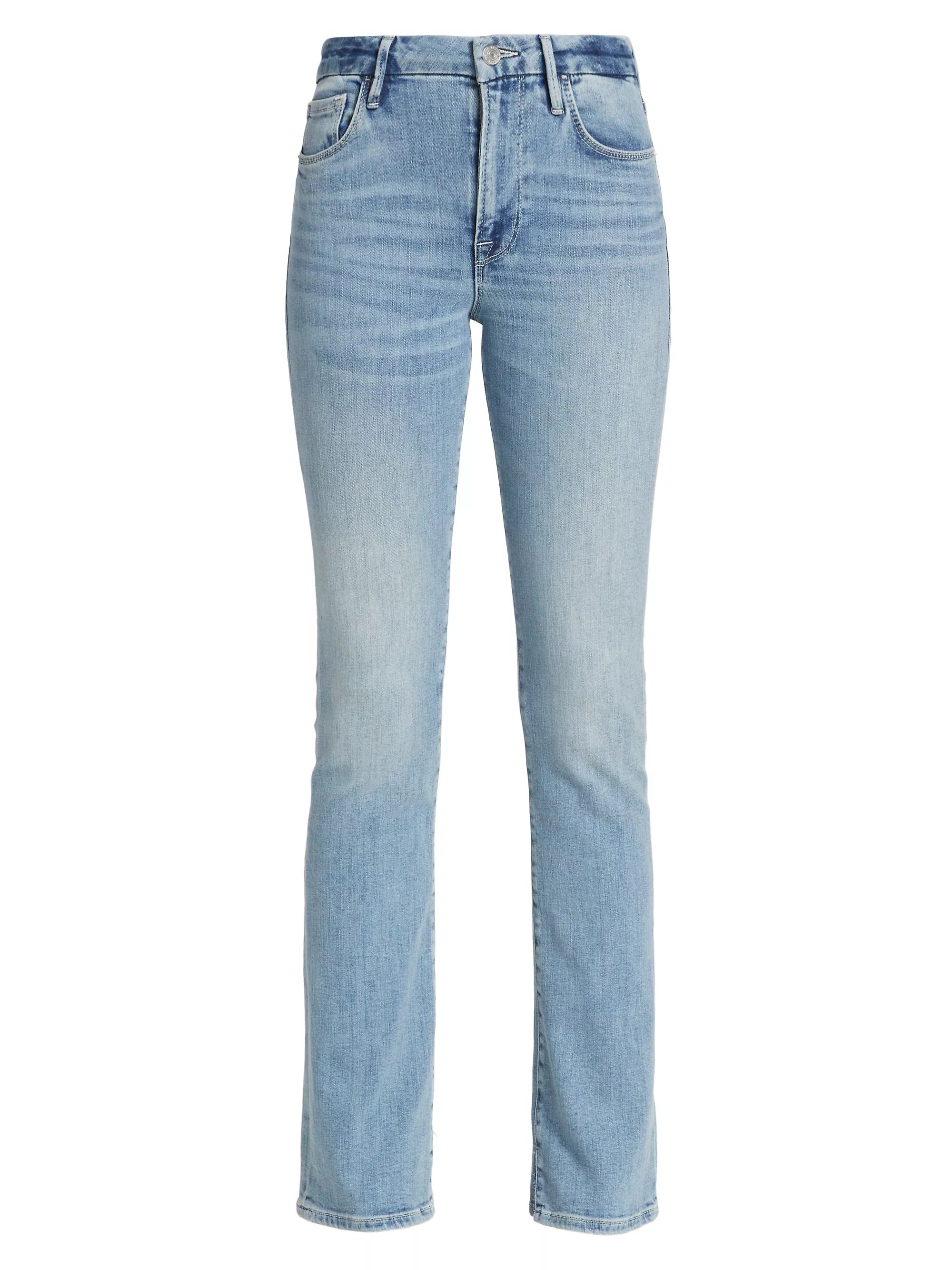 FrameLe Mini High-Rise Stretch Boot-Cut Jeans | Saks Fifth Avenue