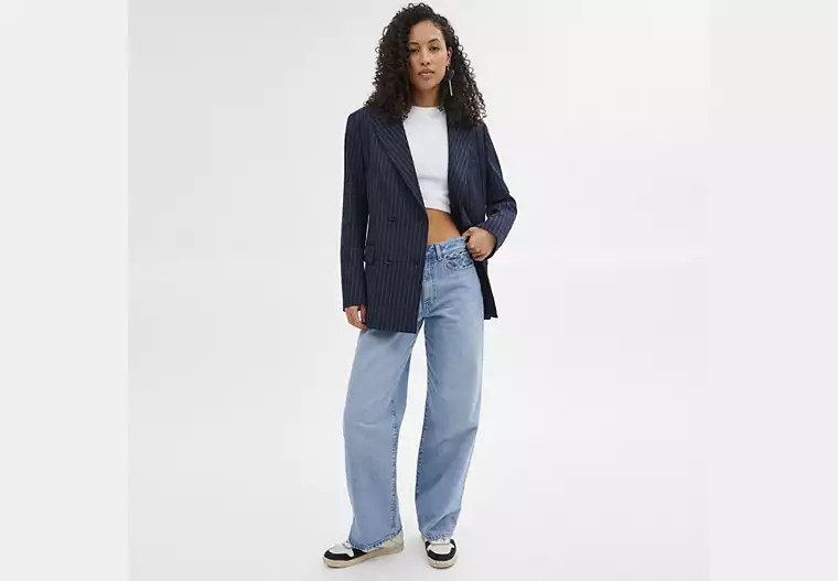 Double Breasted Blazer | Coach Outlet CA