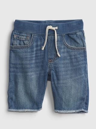 Toddler Pull-On Denim Shorts with Washwell | Gap (US)