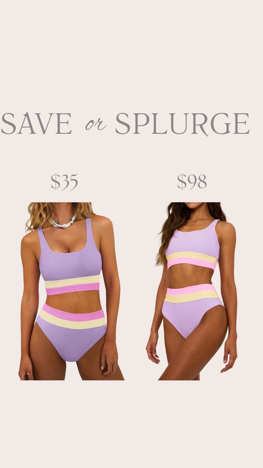 Save vs splurge

#LTKSwim #LTKmomlife #LTKTravel