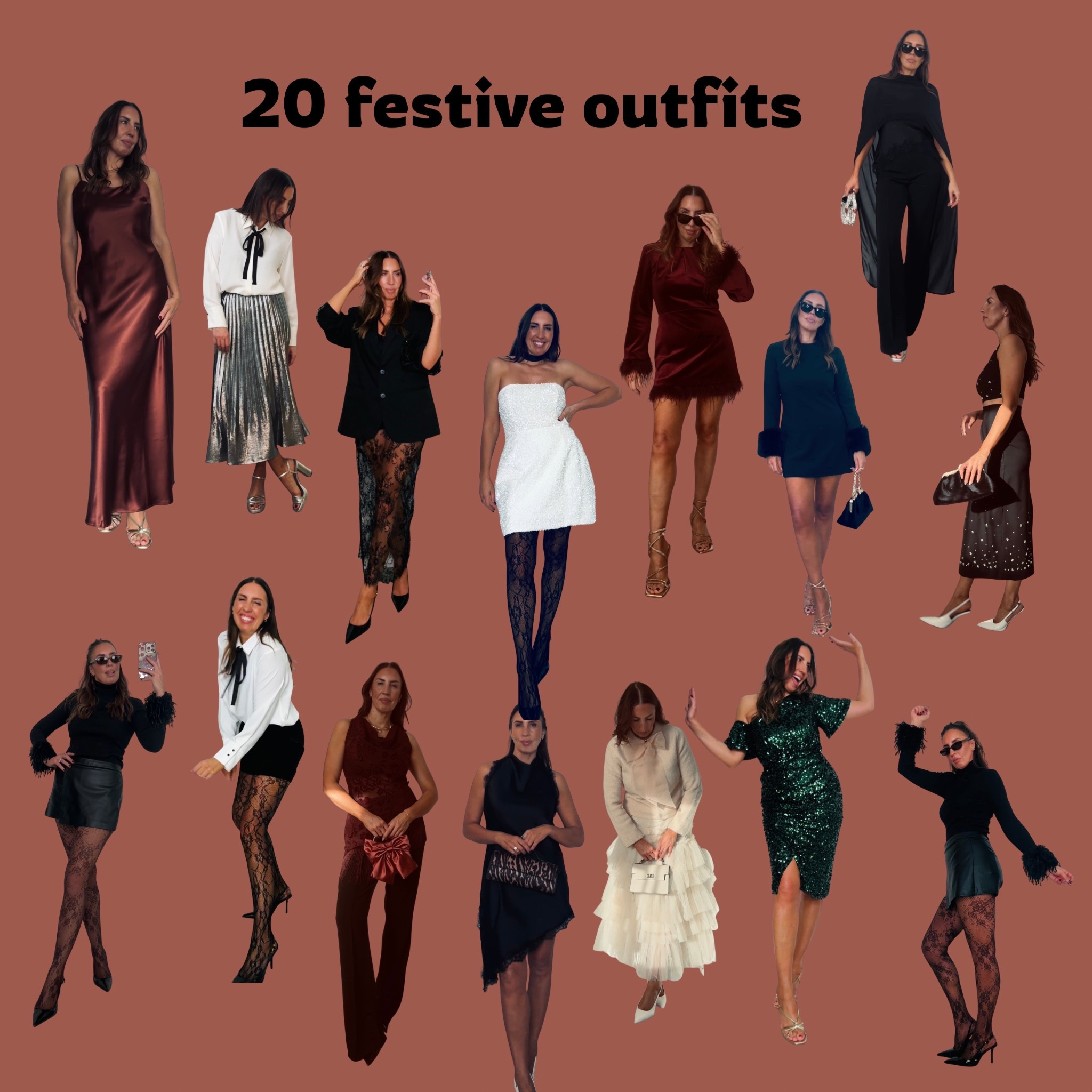 20 festive outfits ✨🎄🎁


Christmas Party / Christmas Party Outfit / Christmas Party / Sequin Trousers / Sequin Blazer What To Wear At Christmas / Christmas Day Outfit / Party Season / Over 40 Style / Christmas Party Dress / What to wear at Christmas / styleinspo 

#LTKstyletip #LTKfestive #LTKwinter