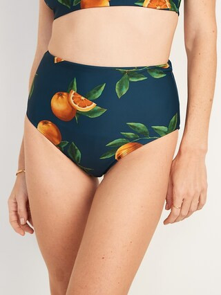 High-Rise Classic Bikini Swim Bottoms for Women | Old Navy (US)