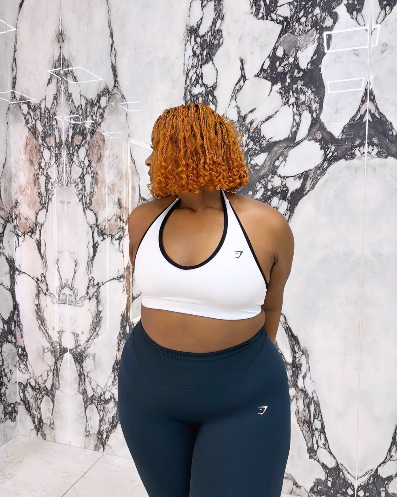 Gymshark 🤍

Leggings - Sweat Seamless Leggings 
Size - XXL (Definitely needed to size down to an XL)
Color - Strong Teal

Hoodie: Strength in Numbers Hoodie 😍
Size - XXL
Color: Heritage 

Bra: Reversible Halterneck Sports Bra
Black/White
Size: Large 
***This item is currently Sold Out***

#LTKBeauty #LTKPlusSize #LTKActive