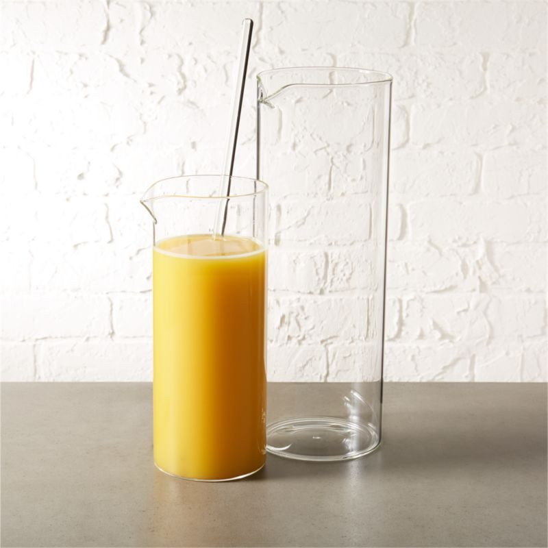 Beaker Glass PitchersCB2 Exclusive Change Zip Code: SubmitClose$5.95 - $7.95(4.8)  out of 5 stars... | CB2