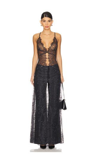 Sofia Maxi Top in Black | Revolve Clothing (Global)