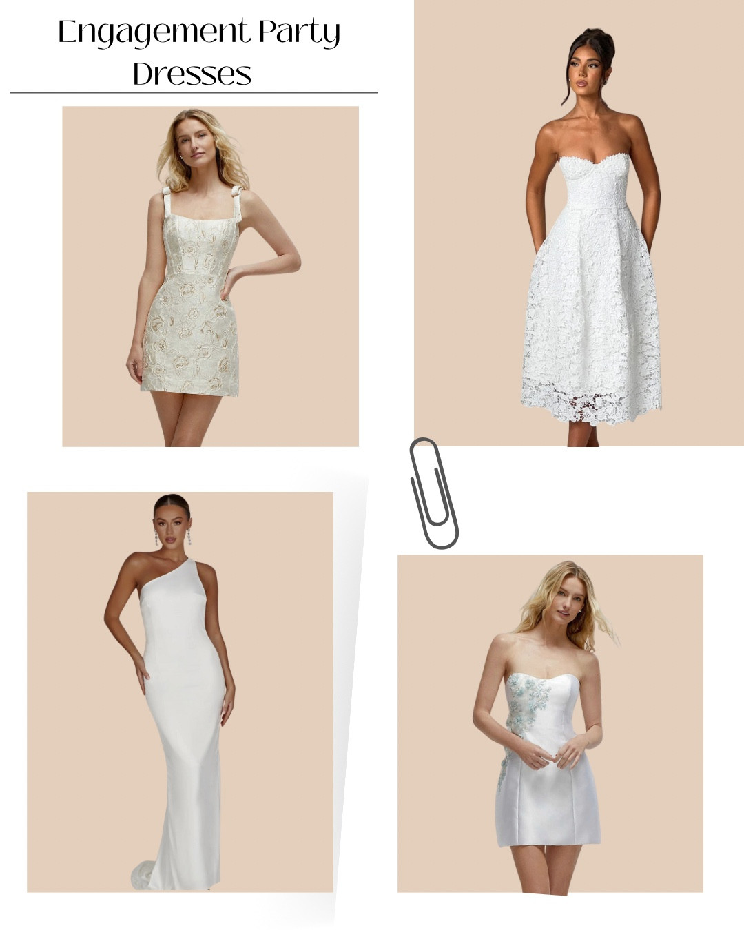 Say yes to the engagement party look 💍✨ These dresses are perfect for celebrating love in style. Shop our top picks now! #EngagementPartyStyle #LTKWedding #LTKDress"
