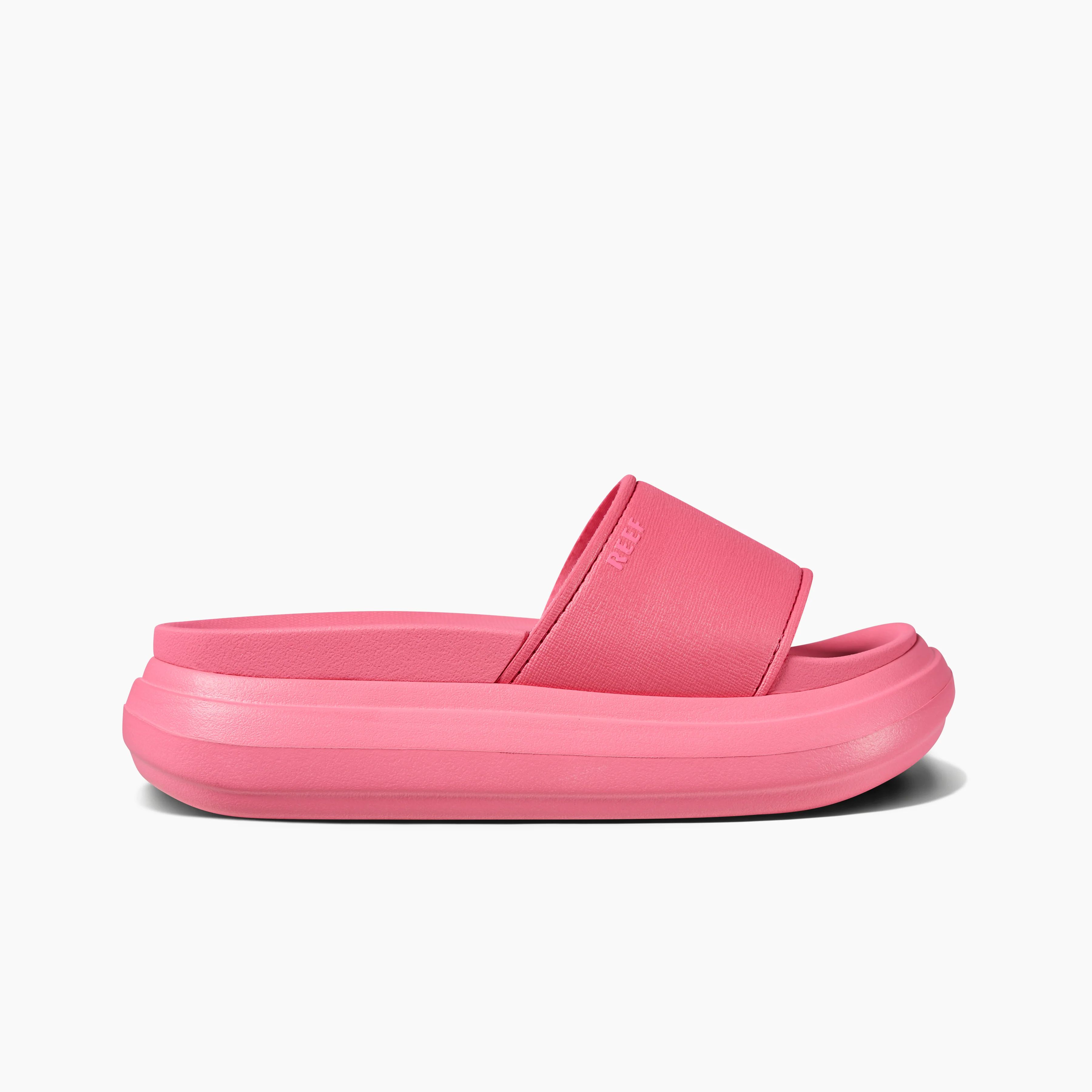 Women's Cushion Bondi Bay Slides in Hot Pink | REEF® | Reef
