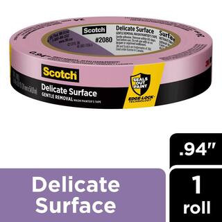 3M Scotch 0.94 in. x 60 yds. Delicate Surface Painter's Tape with Edge-Lock 2080-24EC - The Home ... | The Home Depot