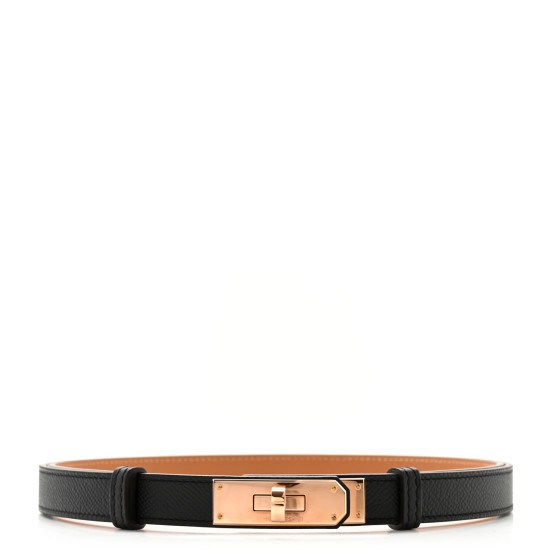 Epsom Kelly Belt Black | FASHIONPHILE (US)