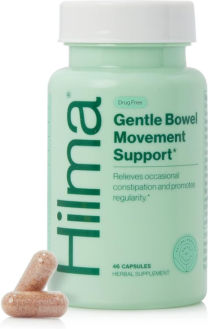 Hilma Gentle Bowel Movement Supplements with Magnesium Citrate – Natural & Gentle Laxatives for... | Amazon (US)