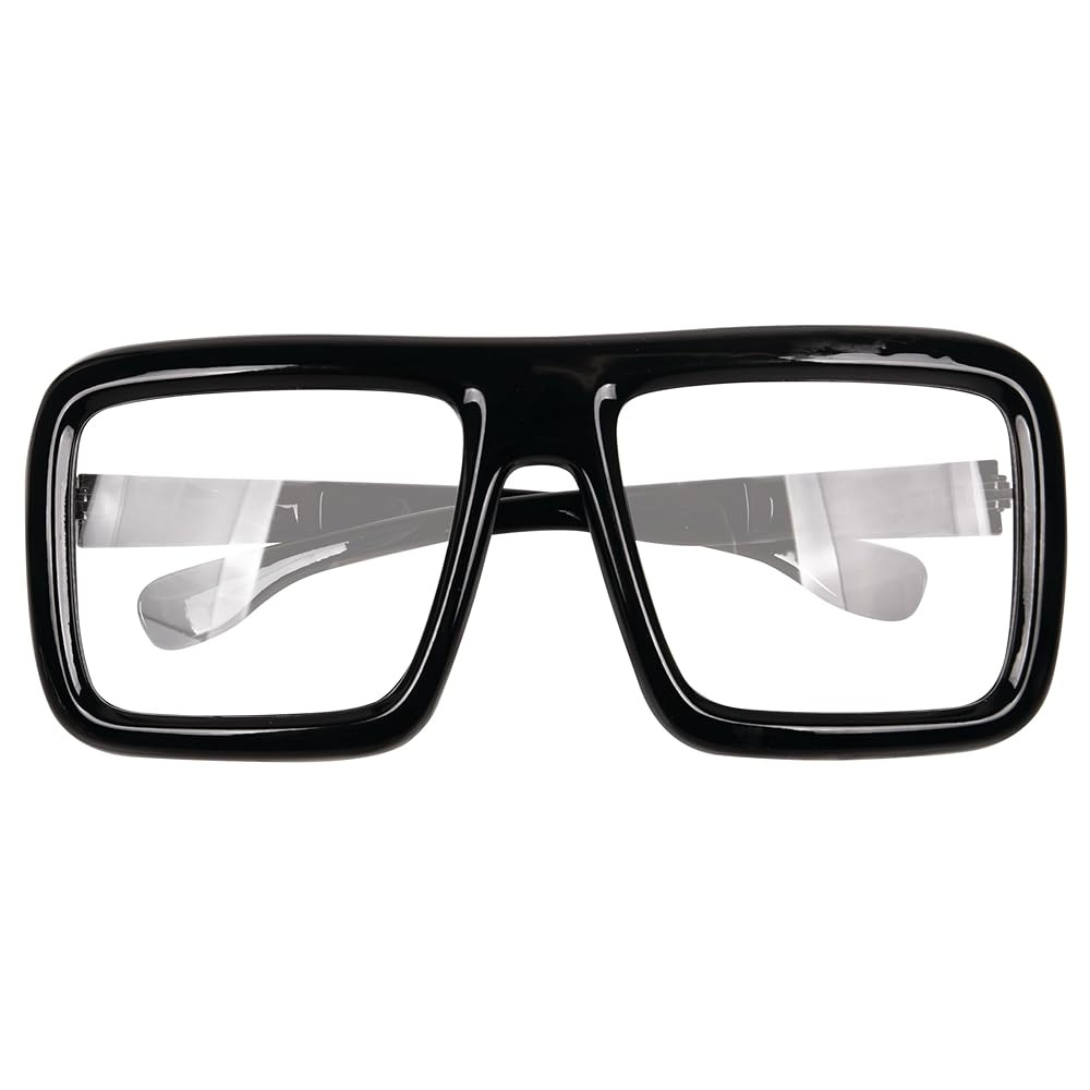 Giraffe Manufacturing Big Fake Glasses Black Oversized - Thick Nerd Square Super Hero Glasses Fra... | Amazon (US)