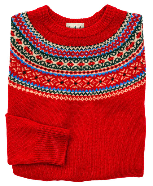 Winter Berry Fair Isle Sweater | Kiel James Patrick