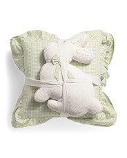 3pc Checked And Slub Shaped Bunny Pillow Set | Throw Pillows | Marshalls | Marshalls