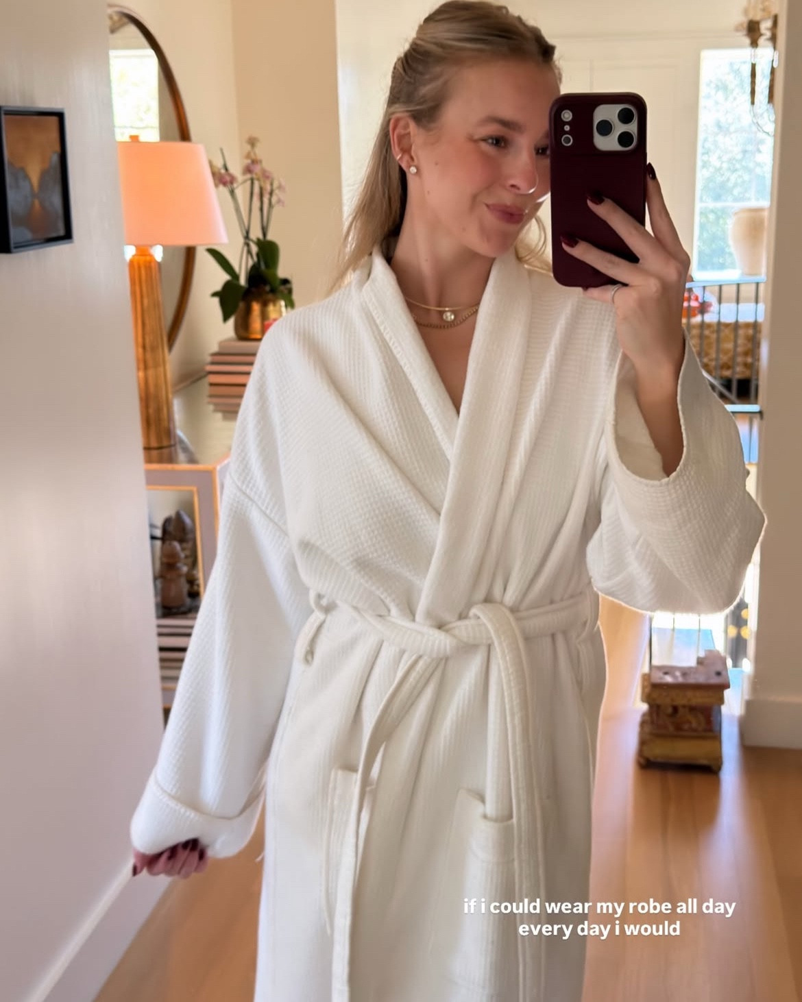 a lot of robe qs! This one is my parents and it’s good bc waffle outside and terry inside 🤌🏻🤌🏻🤌🏻

it’s also on sale right now !!

#LTKselfcare #LTKdayinmylife #LTKSaleAlert