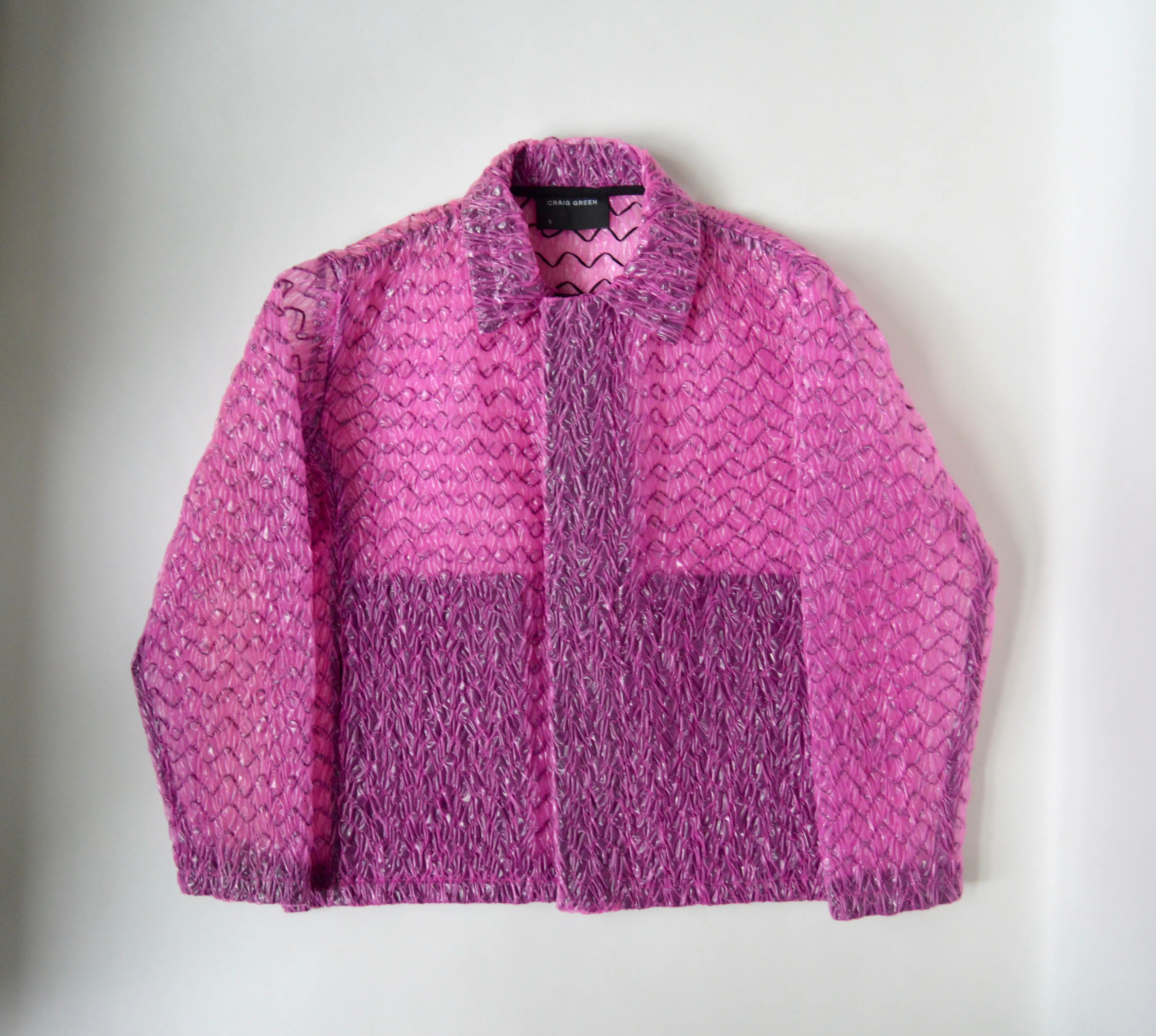 Craig Green S/S 20 Pink Bubble Wrap Jacket | Grailed | Grailed