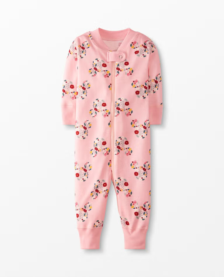 Disney Minnie Mouse Fall Baby Zip Sleeper In Organic Cotton | Hanna Andersson
