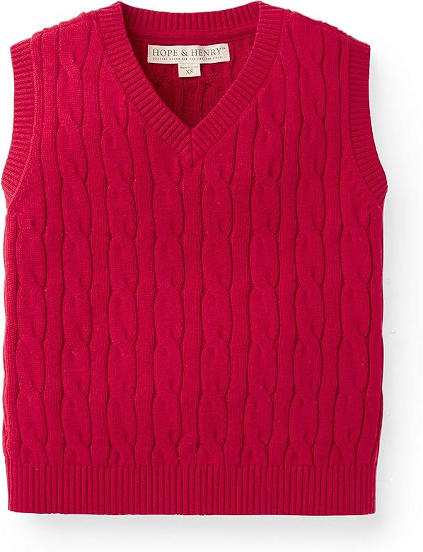 Hope & Henry Boys' V-Neck Sweater Vest | Amazon (US)