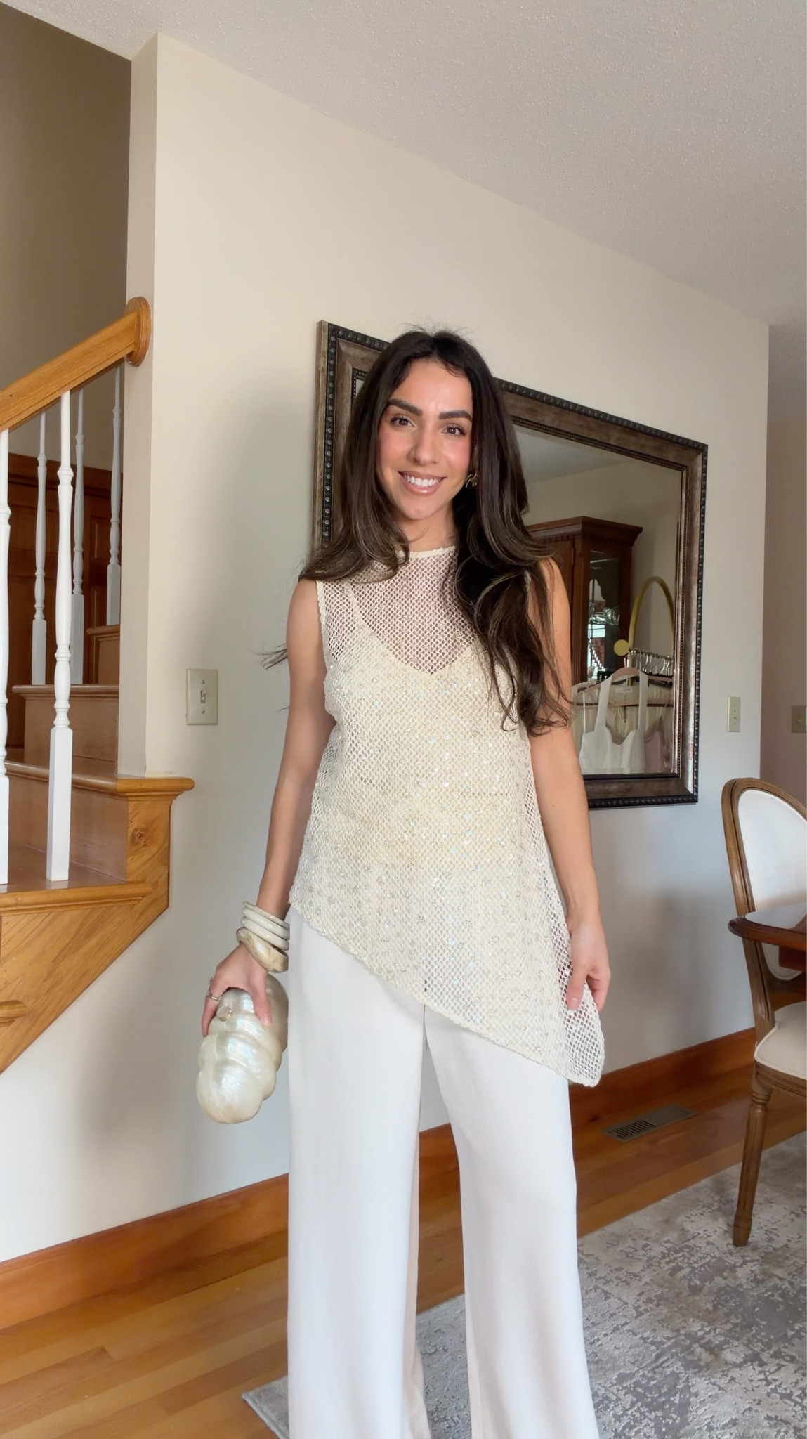 This sequin crochet top is EVERYTHING! So elegant and perfect for summer nights and vacation 

Zara, Zara new in 

#LTKootd #LTKPetite