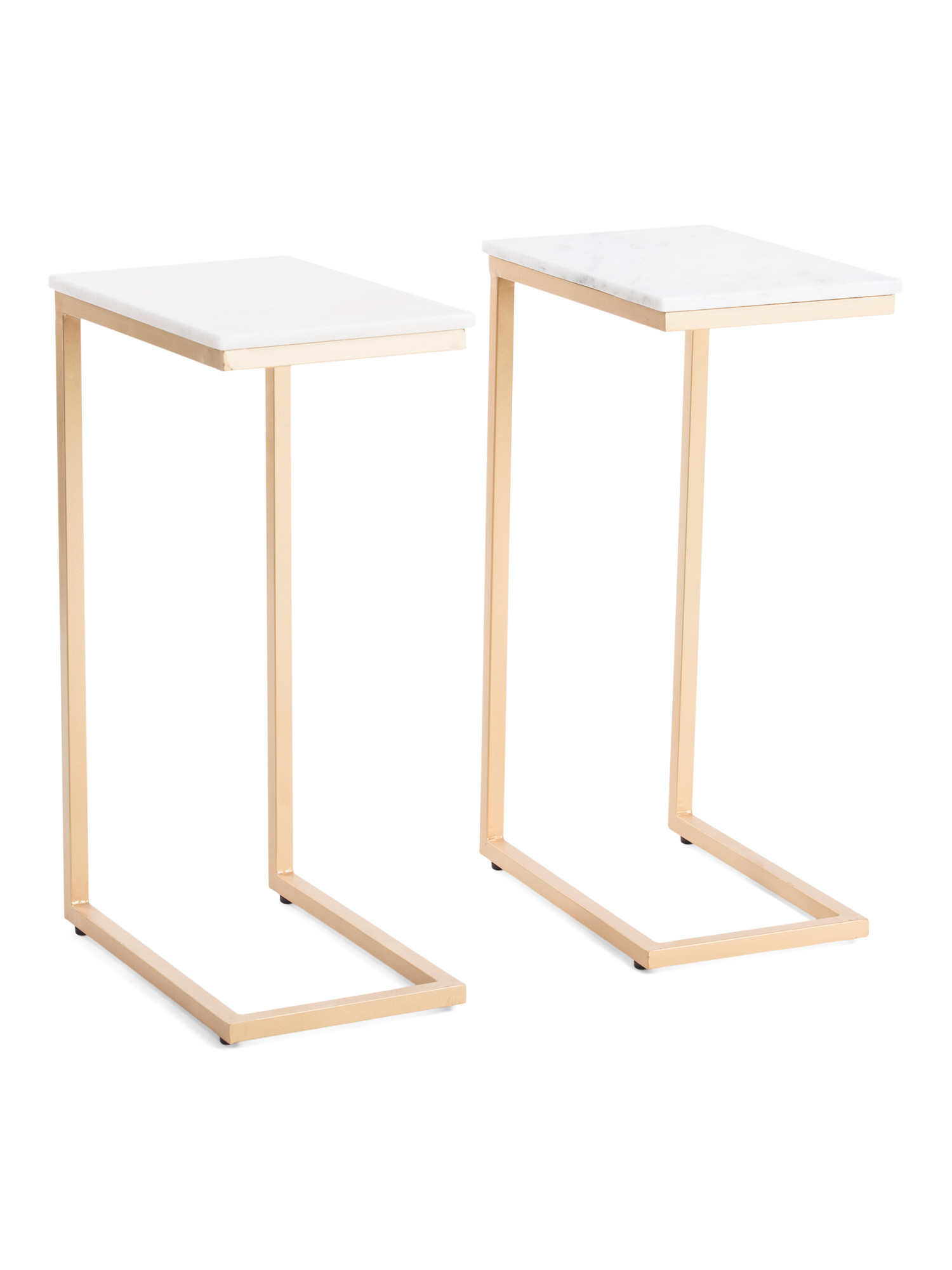 26in Set Of 2 Marble Tables | TJ Maxx