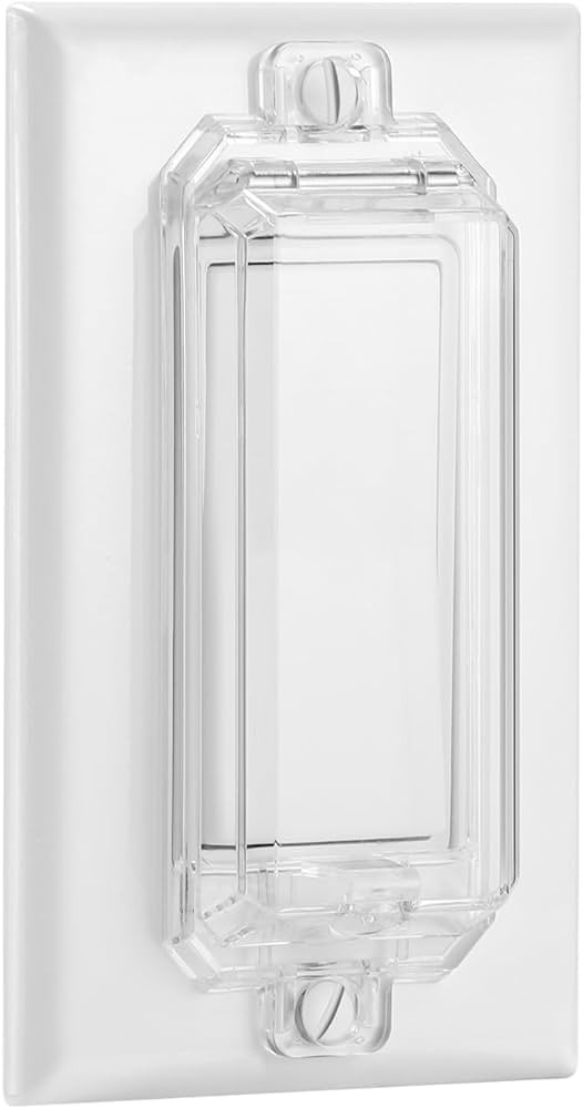 CLYMENE Light Switch Cover Guard, Child Proof Wall Switch Cover Keeps Lights or Switches from Bei... | Amazon (US)