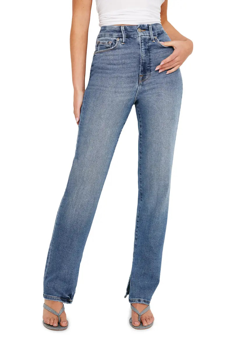 Good American Good Boy High Waist Boyfriend Jeans | Nordstrom | Nordstrom