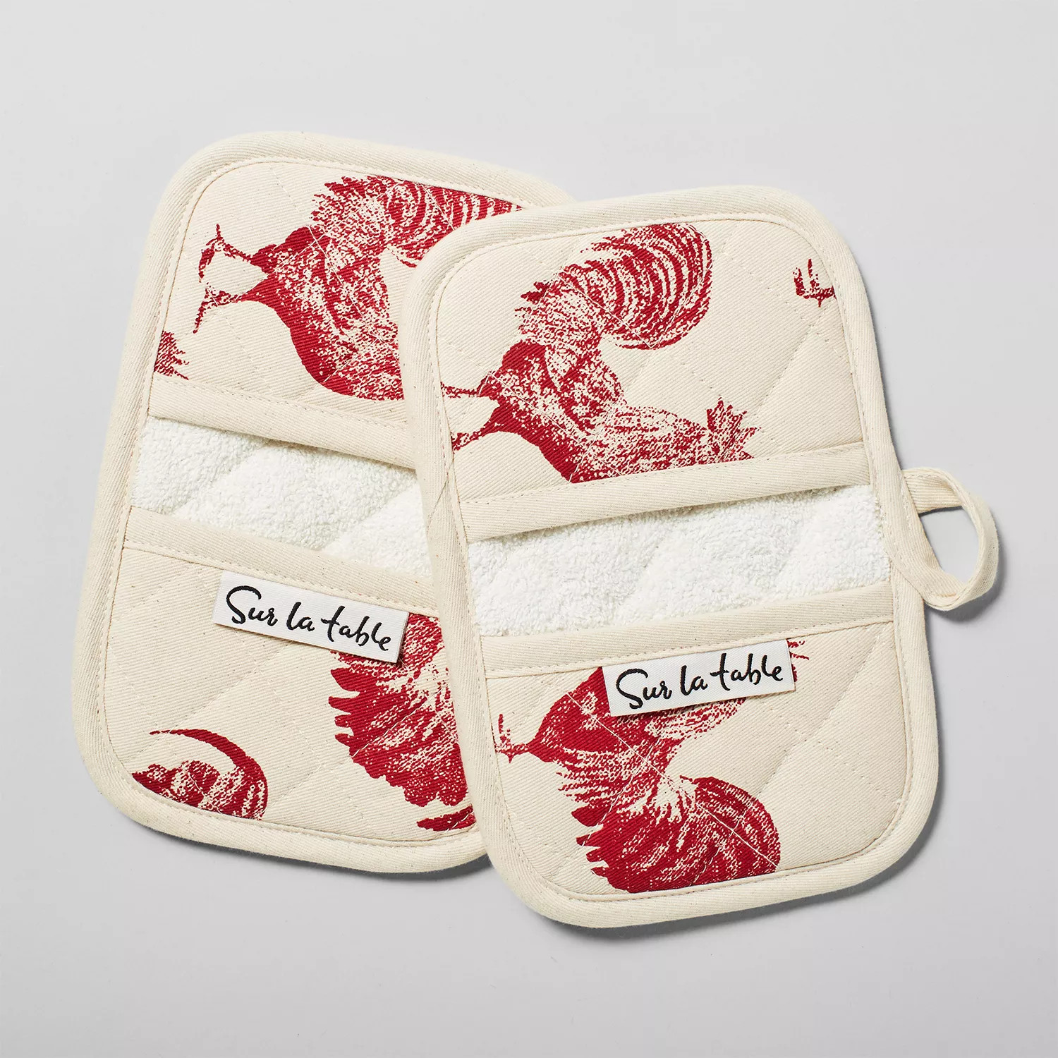 Sur La Table Rooster Mini Mitts, Set of 2 | Sur La Table