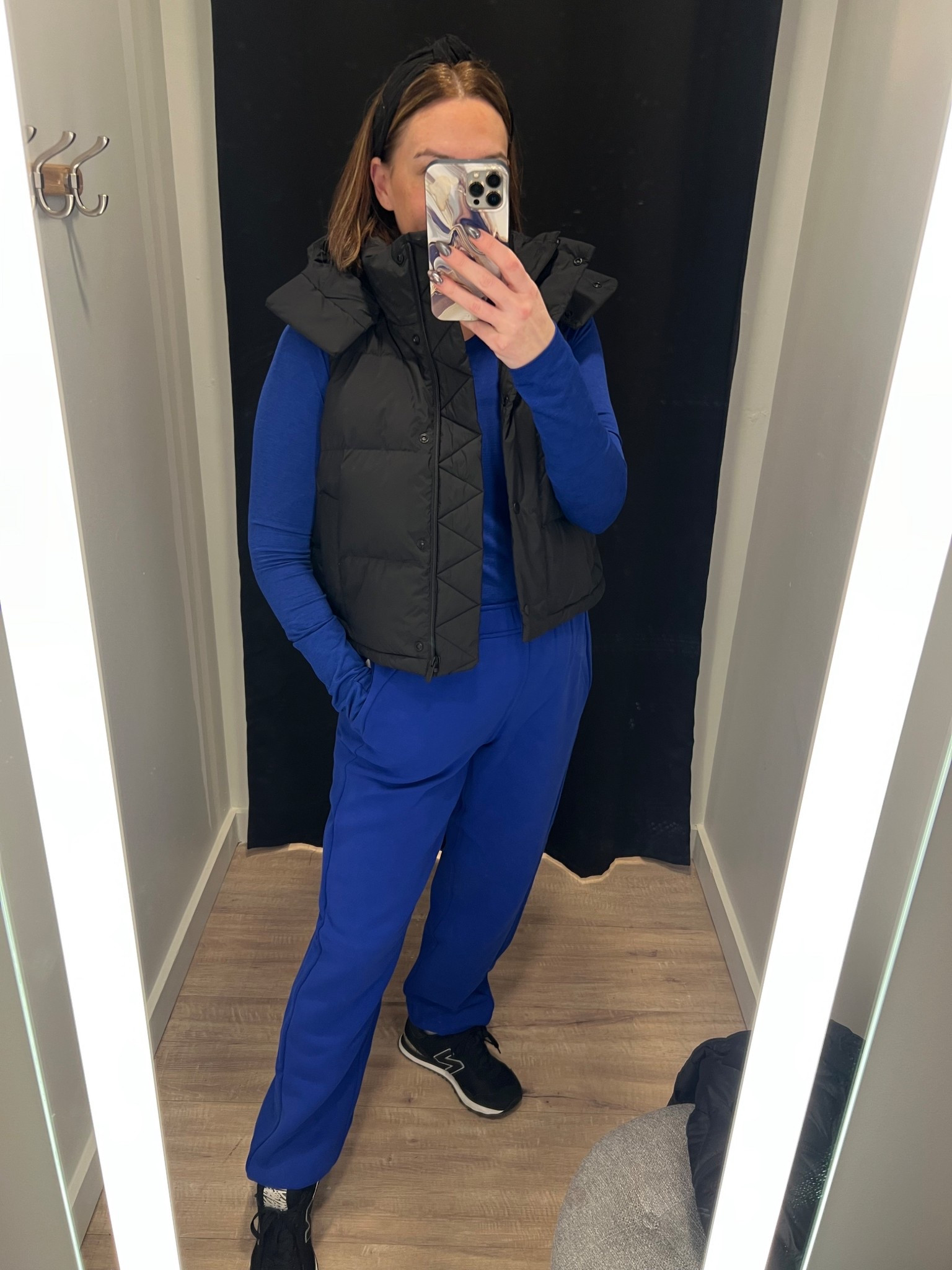 A swiftly tech is a great alternative to the scuba if you’re easily hot or overstimulated by bulky clothes. I’m wearing a 12 in the top, medium bottoms and a 4 in the wunderpuff vest. #lululemon 

#LTKMidsize #LTKootd #LTKActive