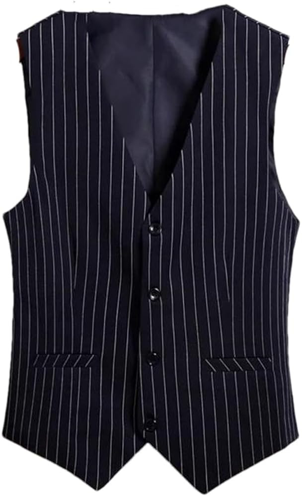 OWEIEYEU Women's V-Neck Office Vest Vest Regular Fit Short Formal Vest Jacket | Amazon (CA)