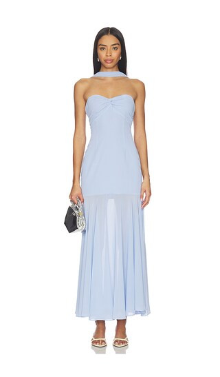 Nicola Maxi Dress in Sky Blue | Revolve Clothing (Global)