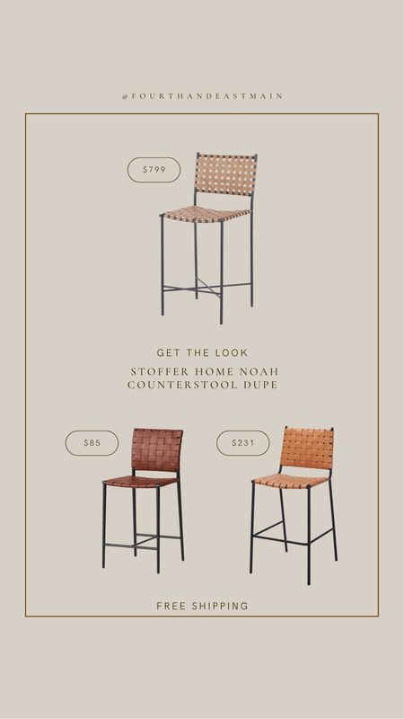 get the look // stoffer home noah counterstool dupe 

woven counterstool
leather counterstool
counterstool roundup 

#LTKhome