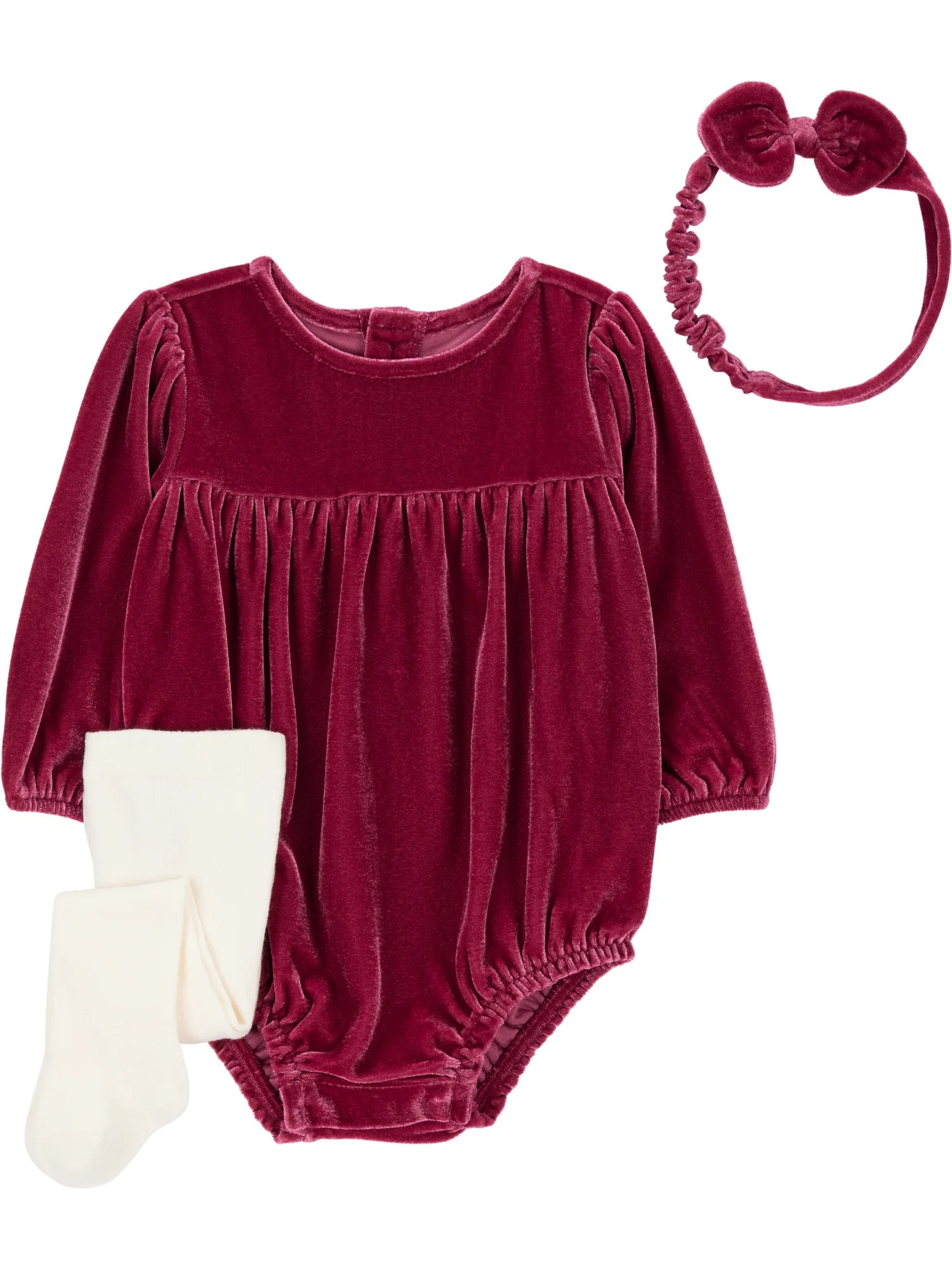 Carter's Child of Mine Baby Girl Bubble Set, 3-Piece, Sizes 0/3-24 Months | Walmart (US)