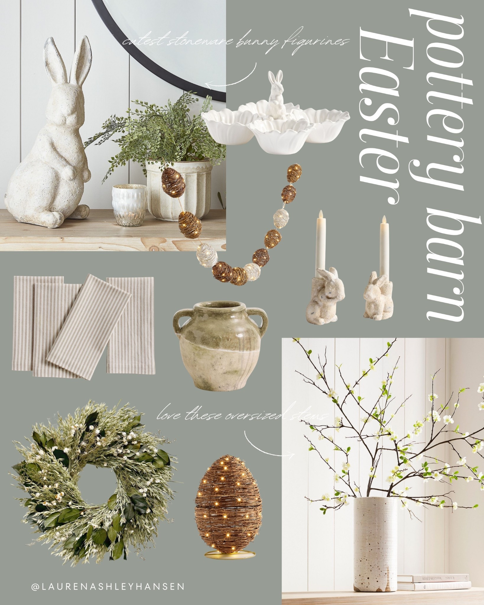 The cutest new Easter finds from Pottery Barn! Timeless, organic, and neutral for use year after year. Love! 

#LTKHome #LTKSeasonal