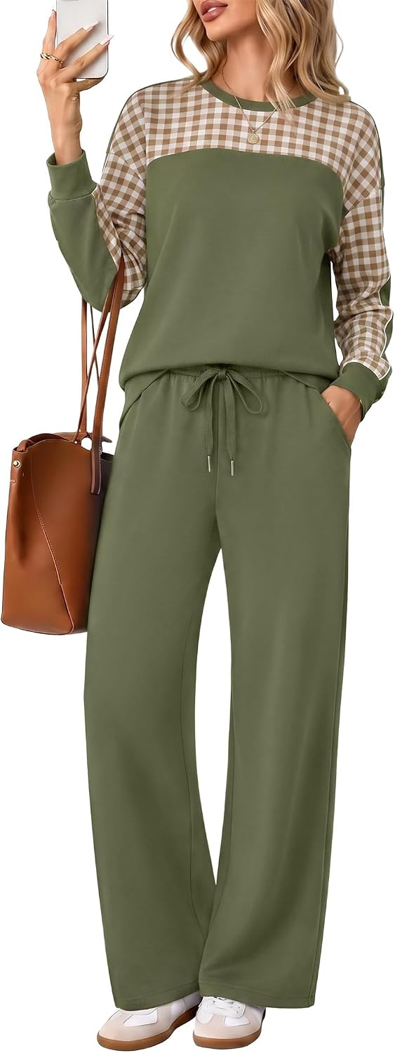 Women's 2 Piece Lounge Sets Casual Outfits Fashion Sweatsuits | Amazon (US)