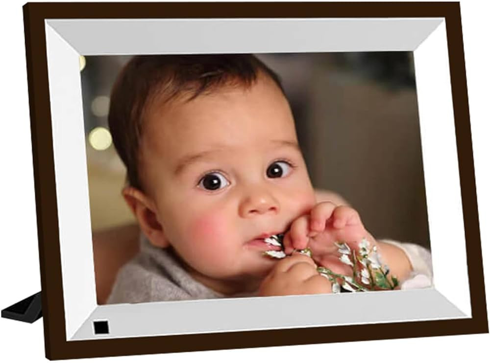 Digital Picture Frame，JREN 10.1 inch WiFi Digital Photo Frame with HD Touch Screen Auto-Rotate... | Amazon (US)