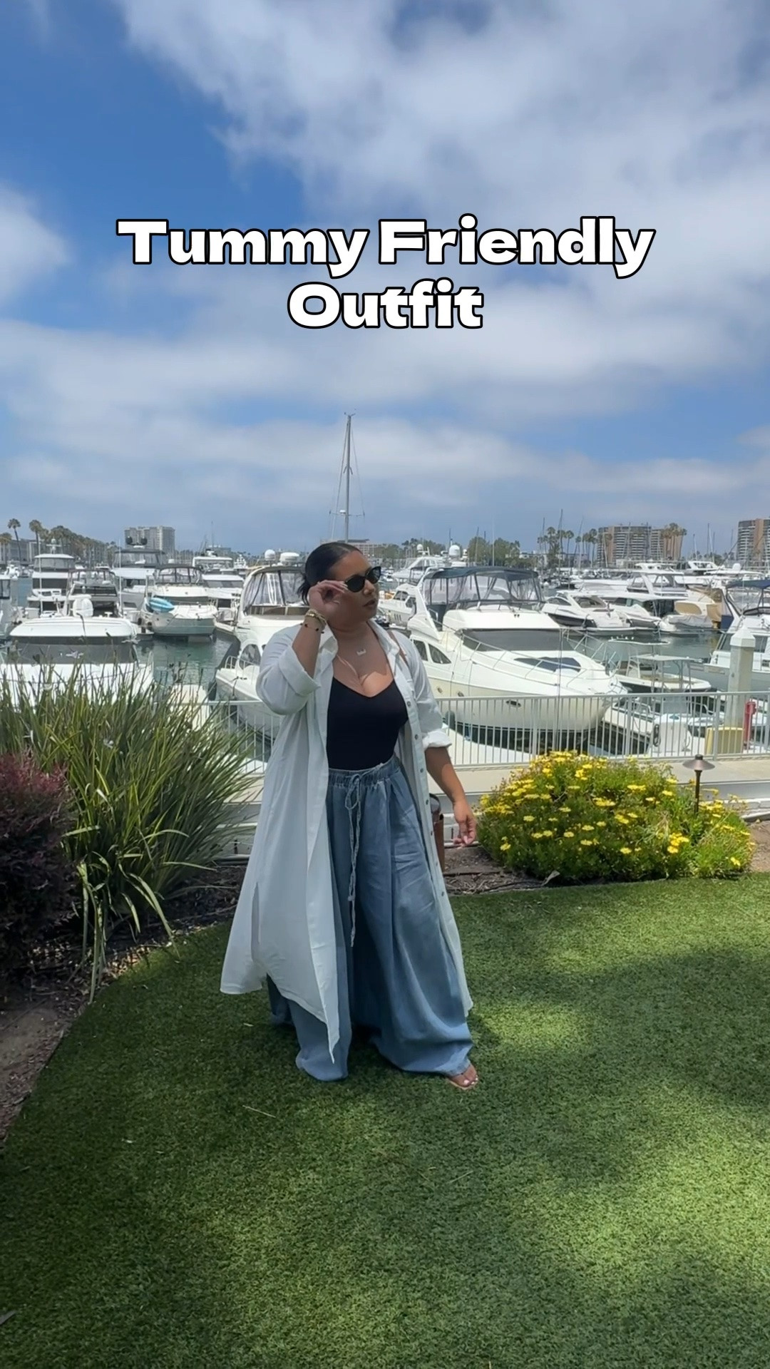 Easy tummy friendly outfit I wore as a midsize / curvy mom who likes outfits that fit real bodies. 
 

Button down blouse -XL/ runs big / oversized fit 
Bodysuit - large / tts / tummy friendly 
Jeans - large / oversized fit / elastic waistband / tummy friendly 

Midsize outfit 
Curvy fashion 
Summer outfit 
Mom outfit 
Brunch outfit 
Date night outfit 
Kitten heels 
Midsize fashion

#LTKootd #LTKMidsize #LTKPetite