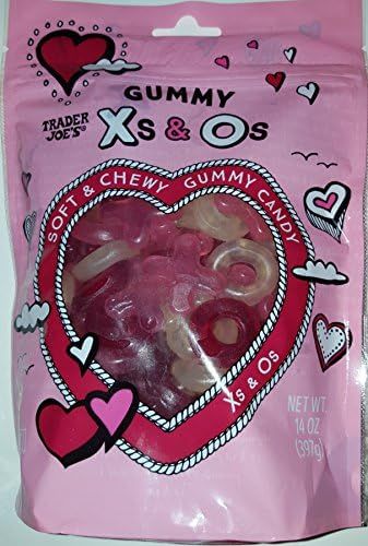Trader Joe's Soft and Chewy Gummy Candy in X's & O's - Kosher & Gluten Free 14 OZ Bag | Amazon (US)