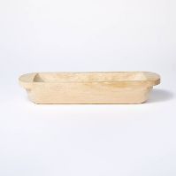 Long Wooden Bowl Brown - Threshold™ designed with Studio McGee | Target