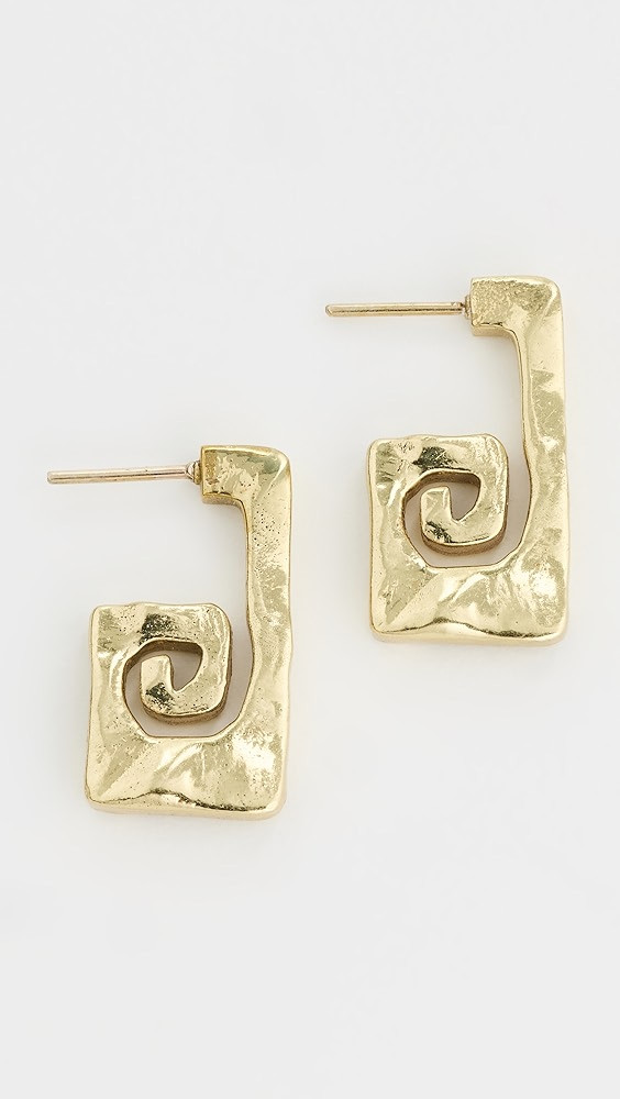 Le Jardin Long Spiral Earrings | Shopbop