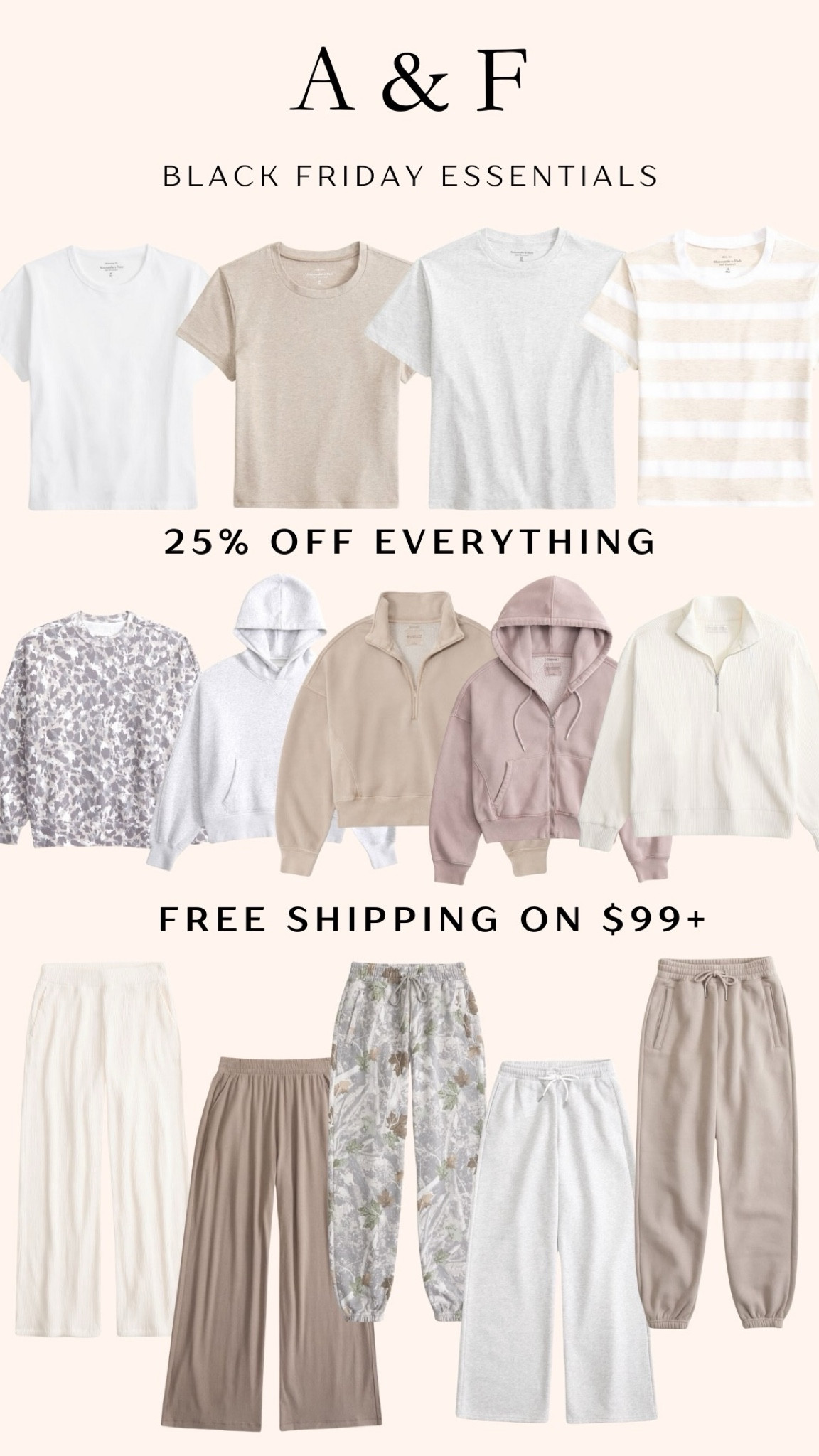 Abercrombie essentials for this year’s Black Friday! 25% off EVERYTHING 🙌

#LTKSaleAlert #LTKCyberWeek