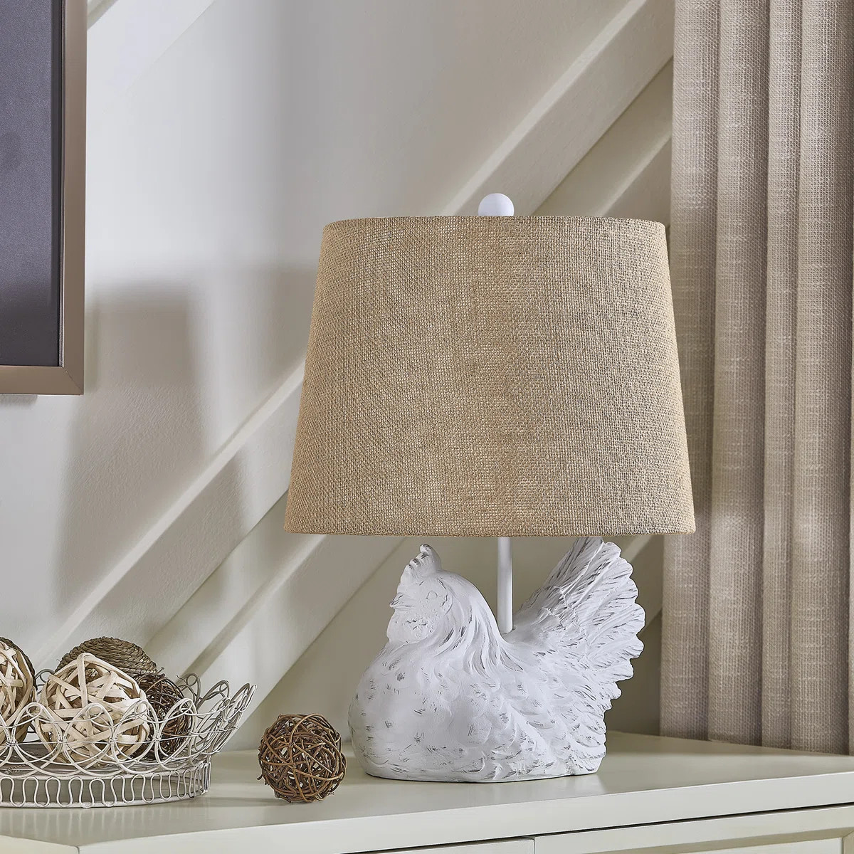 18" Resin Chicken Table Lamp | Wayfair North America