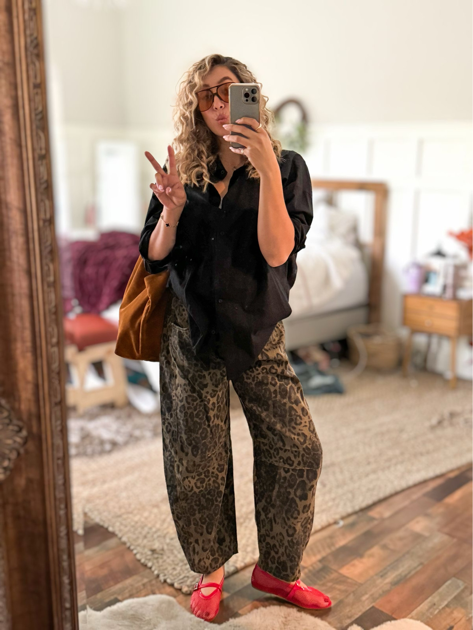 Leopard print and red chefs kiss 😘 cutest pants ever Amazon thank you! 

#LTKSeasonal #LTKStyleTip #LTKShoeCrush