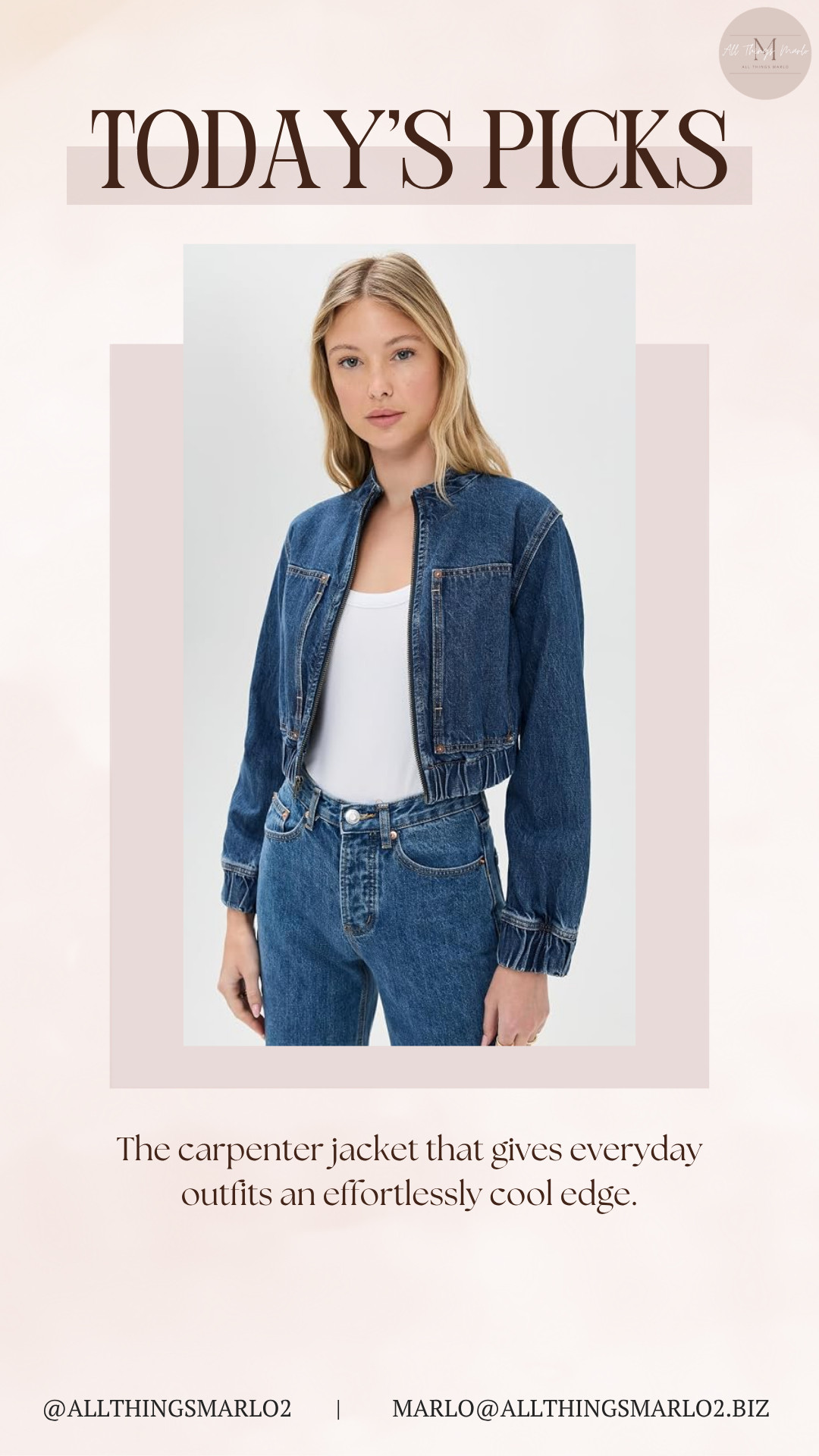 The carpenter jacket that gives everyday outfits an effortlessly cool edge. 

 #LTKSeasonal #LTKWorkwear #LTKTravel