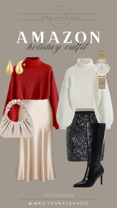 Amazon find Holiday outfits ready to ship! Love sweaters paired with skirts! @AmazonHome @Amazon 


Holiday outfits, Christmas sweater, Holiday outfit, Holiday, Amazon, Amazon find, Amazon fashion, skirt, sweater, earrings, gift guide for her, gift ideas for her, 

#LTKGiftGuide #LTKstyletip #LTKmidsize