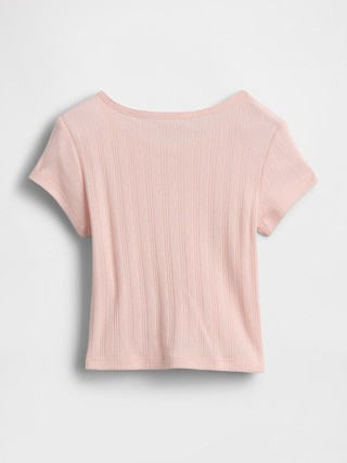 Baby & Toddler Pointelle Rib T-Shirt | Gap (US)
