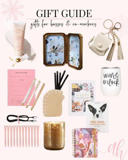 Here's a gift guide for your coworkers and boss. From a tassel airpod case to a gorgeous frame for their desk these gifts are sure to impress! 

#LTKSeasonal #LTKGiftGuide #LTKHoliday