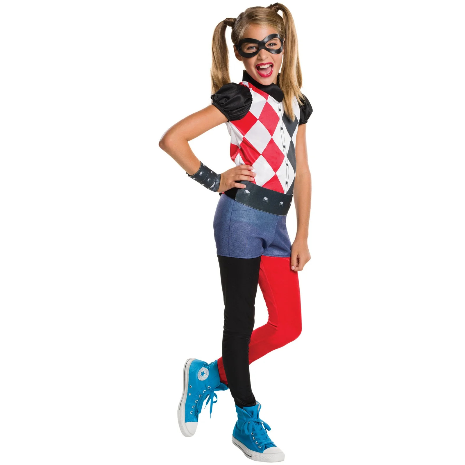 DC Superhero Girls Harley Quinn Costume - Walmart.com | Walmart (US)